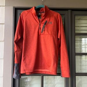 North Face Large Quarter Zip - Burnt Orange